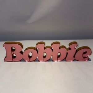 Pink Decorative Name Sign